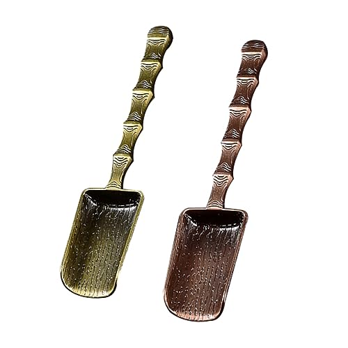 WEKADRIN 2 Stück Teiliges Teelöffel Set aus Hochwertiger Kupferlegierung Ergonomisch Poliert für Teezeremonien und Präzises Dosieren von Losem Tee Langlebig und Leicht zu Reinigen WEKADRIN 2 Stück Teiliges Teelöffel Set aus Hochwertiger Kupferlegierung Ergonomisch Poliert für Teezeremonien und Präzises Dosieren von Losem Tee Langlebig und Leicht zu Reinigen von WEKADRIN