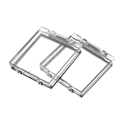 WEKADRIN 2 Stück Transparenter Schalter Schutzabdeckung Robuster Push Button Cover für Computer Waschmaschine Aufzug Einfache Montage Verhindert Versehentliches Ausschalten Langlebiger von WEKADRIN