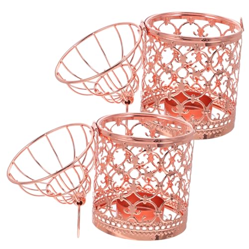 WEKADRIN 2 Stück Vintage Vogelkäfig Laternen Roségold Hängend Platzsparend Sanfte Beleuchtung Für Hochzeits Tischdekoration Innen Außenbereich WEKADRIN 2 Stück Vintage Vogelkäfig Laternen Roségold Hängend Platzsparend Sanfte Beleuchtung Für Hochzeits Tischdekoration Innen Außenbereich von WEKADRIN