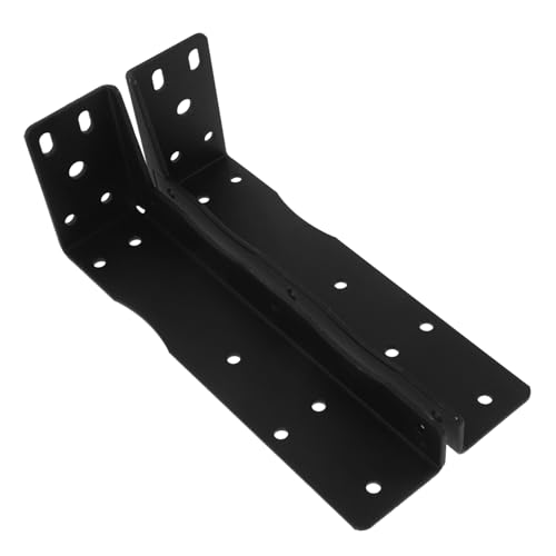 WEKADRIN 2 Stück Wandhalterung Regalträger Triangular Metallhalterung für Wandmontage Schwarz für Regale Bücher und Tv Möbel von WEKADRIN