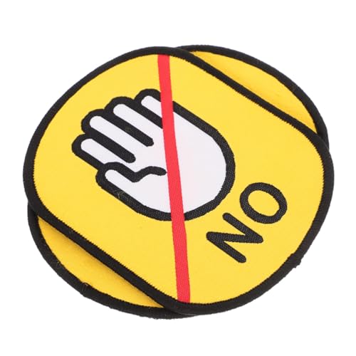 WEKADRIN 2 Stück Wiederverwendbare Hundeleinen aufkleber Wasserdichtes Warnschild Nicht Berühren für Haustier identifikation Leicht zu Reinigen Langlebig für Sichere Hundehalter von WEKADRIN