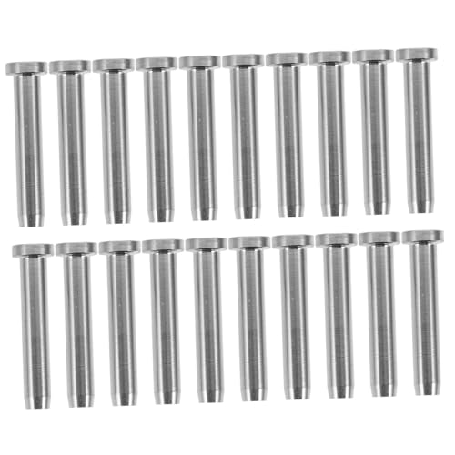 WEKADRIN 20 Stück Teiliges Edelstahl Swage End Kabelgeländer Kit Unsichtbarer Post End Spanner Korrosionsbeständig Witterungsfest Geeignet für Innen und Außenbereich Einfache Montage WEKADRIN 20 Stück Teiliges Edelstahl Swage End Kabelgeländer Kit Unsichtbarer Post End Spanner Korrosionsbeständig Witterungsfest Geeignet für Innen und Außenbereich Einfache Montage von WEKADRIN