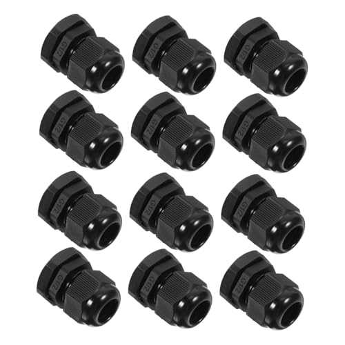 WEKADRIN 20 Stück Teiliges Nylon Kabelverschraubungen Kabelverbinder Verstellbar für Kabel Hohe Temperaturbeständigkeit Einfache Installation Vielseitig Einsetzbar von WEKADRIN