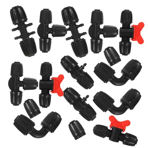 WEKADRIN 20 Stück Teiliges PE Schlauch Bewässerungsset PE Schlauchverbinder Tropfbewässerung Anschluss Flexibler Gartenschlauch Adapter Druckbeständig Vielseitig für Garten Landwirtschaft WEKADRIN 20 Stück Teiliges PE Schlauch Bewässerungsset PE Schlauchverbinder Tropfbewässerung Anschluss Flexibler Gartenschlauch Adapter Druckbeständig Vielseitig für Garten Landwirtschaft von WEKADRIN
