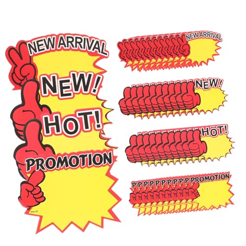 WEKADRIN 200 Stück Preisetiketten im Mini format aus Leichtem Auffällige Burst form mit Hot muster für Einzelhandel und Supermärkte Praktische Preisschilder für Obst Gemüse WEKADRIN 200 Stück Preisetiketten im Mini format aus Leichtem Auffällige Burst form mit Hot muster für Einzelhandel und Supermärkte Praktische Preisschilder für Obst Gemüse von WEKADRIN