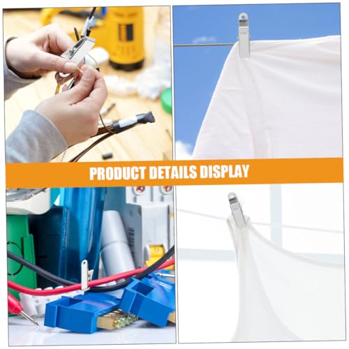 WEKADRIN 24 Stück Teiliges Mini Metall Krokodilklemmen mit Breiten Federklemmen Starke Elektrische Drahtklemmen für Labor und Prüfarbeiten Sicherer Halt für Kabel und Leitungen von WEKADRIN