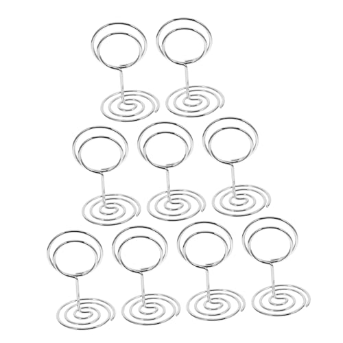 WEKADRIN 24 Stück Teiliges Tischkartenhalter aus Kompakte Memo und Namenskartenclips Vielseitig für Hochzeit Party und Büro Silberfarbene Runde Designhalter für Karten und Notizen WEKADRIN 24 Stück Teiliges Tischkartenhalter aus Kompakte Memo und Namenskartenclips Vielseitig für Hochzeit Party und Büro Silberfarbene Runde Designhalter für Karten und Notizen von WEKADRIN