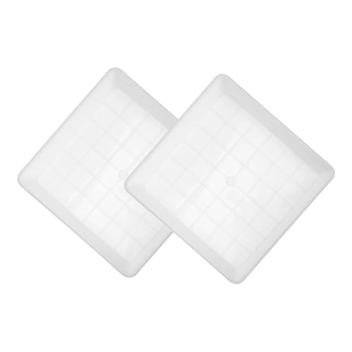 WEKADRIN 2stücke Pflanzentopf Untersetzer Quadratische Kunststoffschale Wasserablaufschale Für Töpfe Sockel Gartenpflanzgefäße Außenbereich Wetterfest Weiß WEKADRIN 2stücke Pflanzentopf Untersetzer Quadratische Kunststoffschale Wasserablaufschale Für Töpfe Sockel Gartenpflanzgefäße Außenbereich Wetterfest Weiß von WEKADRIN