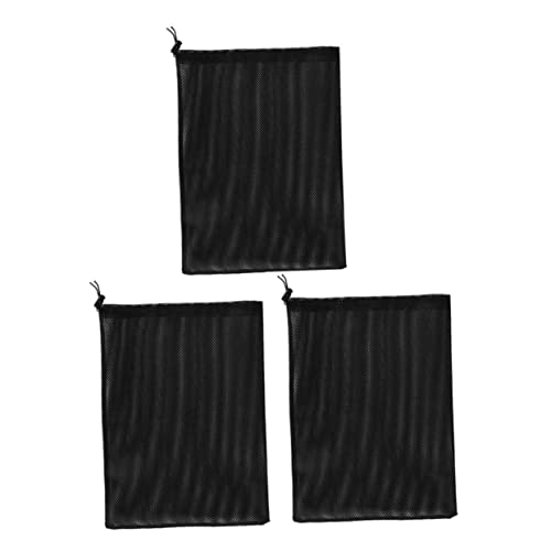 WEKADRIN 3 STÜCKE Teiliges Pumpenfilternetz Große Wasserpumpenbarrierebeutel aus Strapazierfähigem Polyester Schützendes Filtersieb für Teichpumpen und Aquarien Einfach zu Reinigen und von WEKADRIN