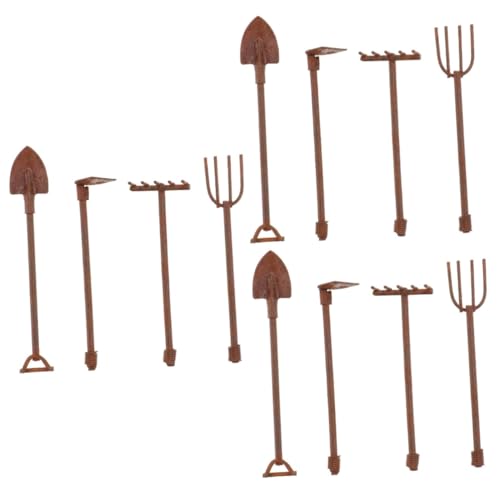 WEKADRIN 3 Sätze Mini Gartengeräte Vintage Mini Tool Modelle Für Garten Dekoration Als Fotorequisiten 4 Stück * 3 WEKADRIN 3 Sätze Mini Gartengeräte Vintage Mini Tool Modelle Für Garten Dekoration Als Fotorequisiten 4 Stück * 3 von WEKADRIN
