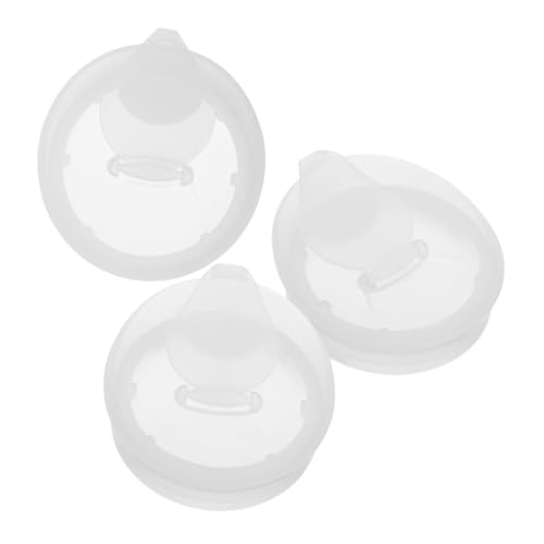 WEKADRIN 3 Stück Schraubverschluss für Wasserkrüge Auslaufsichere Wiederverwendbare Plastikdeckel Perfekt für Wasserflaschen und Karaffen Dicht Schließend und Leicht zu von WEKADRIN