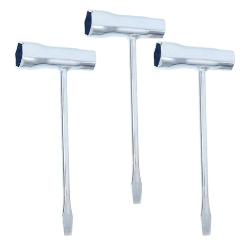 WEKADRIN 3 Stück Teiliges Kettensägen werkzeugset aus Kohlenstoffstahl mit Schraubendreher Steckschlüsseleinsatz Langlebiger Kompakter Zündkerzenschlüssel für Rasenmäher und Gartengeräte WEKADRIN 3 Stück Teiliges Kettensägen werkzeugset aus Kohlenstoffstahl mit Schraubendreher Steckschlüsseleinsatz Langlebiger Kompakter Zündkerzenschlüssel für Rasenmäher und Gartengeräte von WEKADRIN