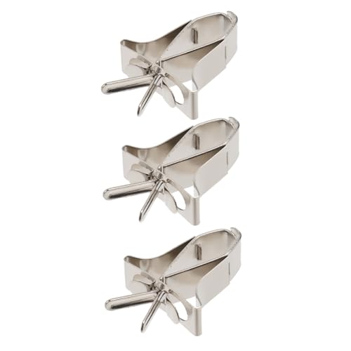WEKADRIN 3 Stück Teiliges Robustes Kupfer Obst Gemüse Halter Futterclip für Papageien Käfig Zubehör Langlebig für Kleine Vögel und Hamster Einfache Installation WEKADRIN 3 Stück Teiliges Robustes Kupfer Obst Gemüse Halter Futterclip für Papageien Käfig Zubehör Langlebig für Kleine Vögel und Hamster Einfache Installation von WEKADRIN