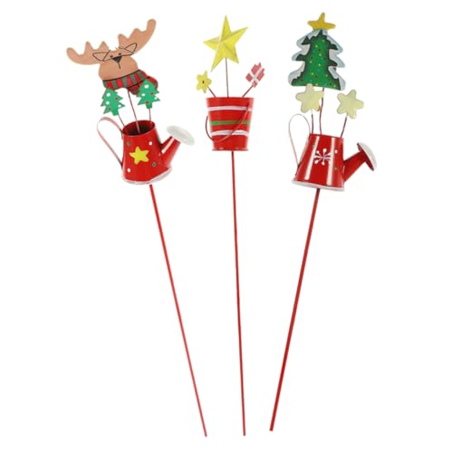 WEKADRIN 3 Stück Teiliges Weihnachts Metall Gartenstecker mit Kessel Design Wetterfeste Pflanzkübel Stecker für Blumen Dekorative Xmas Deko für Garten Terrasse Blumentopf WEKADRIN 3 Stück Teiliges Weihnachts Metall Gartenstecker mit Kessel Design Wetterfeste Pflanzkübel Stecker für Blumen Dekorative Xmas Deko für Garten Terrasse Blumentopf von WEKADRIN