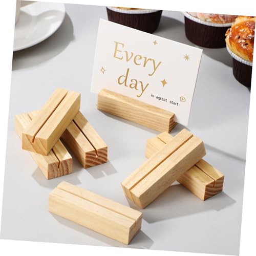 WEKADRIN 30 Stück Teiliges Holz Kartenhalter mit Stabilem Kartenfach Rustikale Tischkartenständer für Hochzeit Restaurant Party Vielseitige Nutzung als Menükarten Fotohalter WEKADRIN 30 Stück Teiliges Holz Kartenhalter mit Stabilem Kartenfach Rustikale Tischkartenständer für Hochzeit Restaurant Party Vielseitige Nutzung als Menükarten Fotohalter von WEKADRIN