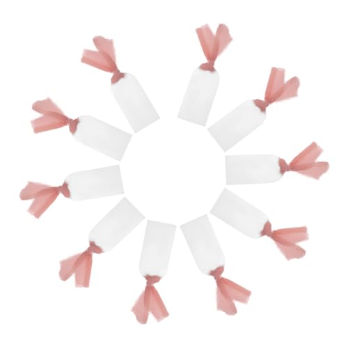 WEKADRIN 30 Stück Teiliges Transparentes Tischkarten mit Band Leere Hochzeitsschilder für Gästename Tischnummern und Partydekoration Vielseitig Einsetzbar für Feierlichkeiten von WEKADRIN