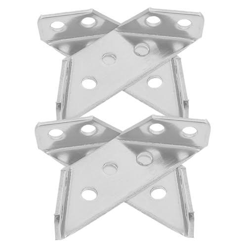 WEKADRIN 4 STÜCKE Edelstahl Dreieckiger Eckverbinder Dreieck Form Verstärkter Winkelhalter Für Möbel Holz Präzise Winkel Befestigung Multifunktional Belastbar WEKADRIN 4 STÜCKE Edelstahl Dreieckiger Eckverbinder Dreieck Form Verstärkter Winkelhalter Für Möbel Holz Präzise Winkel Befestigung Multifunktional Belastbar von WEKADRIN