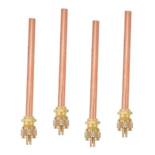 WEKADRIN 4 STÜCKE Teiliges Kupfer Service Zugangsventil mit Ventileinsätzen für Kühl Klimaanlagen Verschleißfest Bruchfest Geeignet für Hochdruck Kühlsysteme WEKADRIN 4 STÜCKE Teiliges Kupfer Service Zugangsventil mit Ventileinsätzen für Kühl Klimaanlagen Verschleißfest Bruchfest Geeignet für Hochdruck Kühlsysteme von WEKADRIN