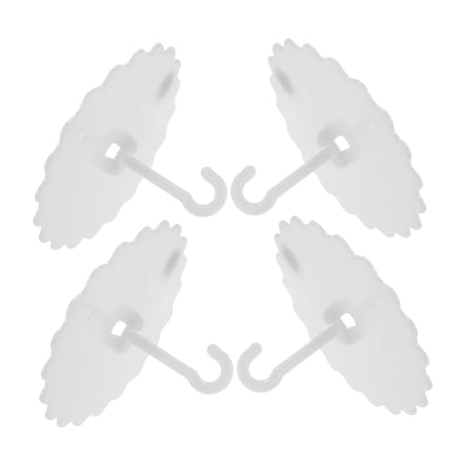 WEKADRIN 4 Stück Abs Deckenhaken Selbstklebend Transparent ohne Bohren Schwerlastfähig für Moskitonetz und Betthimmel Stabiler Halter für Kuppel und Haushaltsnetze WEKADRIN 4 Stück Abs Deckenhaken Selbstklebend Transparent ohne Bohren Schwerlastfähig für Moskitonetz und Betthimmel Stabiler Halter für Kuppel und Haushaltsnetze von WEKADRIN