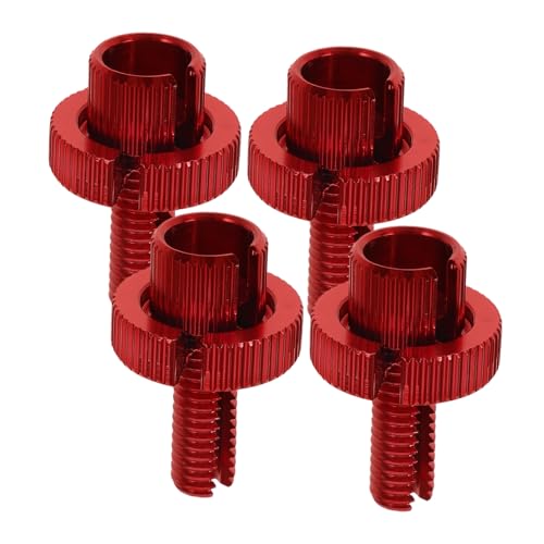 WEKADRIN 4 Stück Aluminiumlegierung Motorrad Kupplungs Bremsseil Einstellschrauben Rote Schrauben für Vielseitige Fahrzeuganpassung Einfache Montage Langlebig WEKADRIN 4 Stück Aluminiumlegierung Motorrad Kupplungs Bremsseil Einstellschrauben Rote Schrauben für Vielseitige Fahrzeuganpassung Einfache Montage Langlebig von WEKADRIN