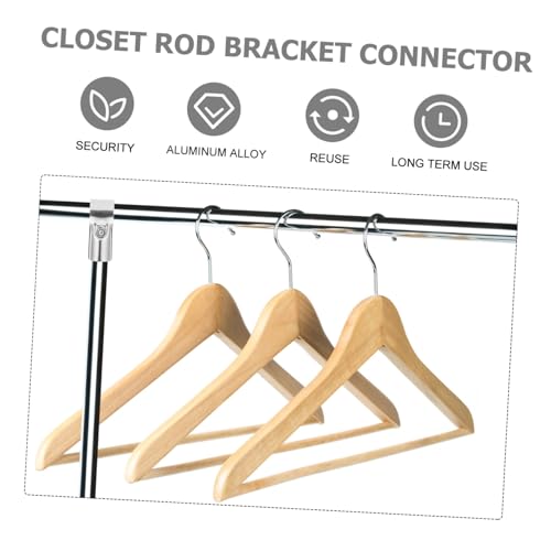 WEKADRIN 4 Stück Edelstahl Zwei wege Verbinder Robust Korrosionsbeständig Stabil Für Gewächshaus Regal und Wäschetrockner von WEKADRIN