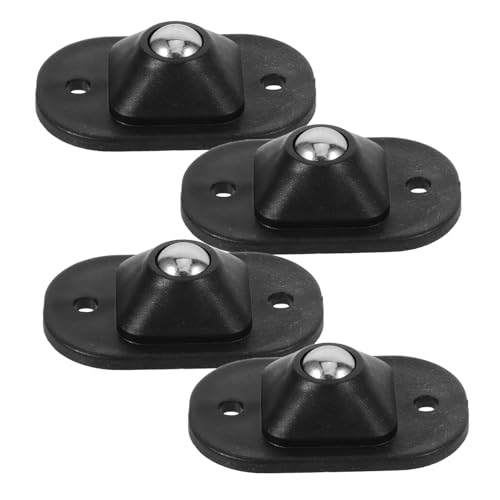 WEKADRIN 4 Stück Selbstklebende Kleine Möbelrollen mit Kugelgelagerten Geräuscharm Einfache Befestigung ohne Bohren Geeignet für Haushaltsgeräte Mülleimer und Kleine Transportboxen von WEKADRIN