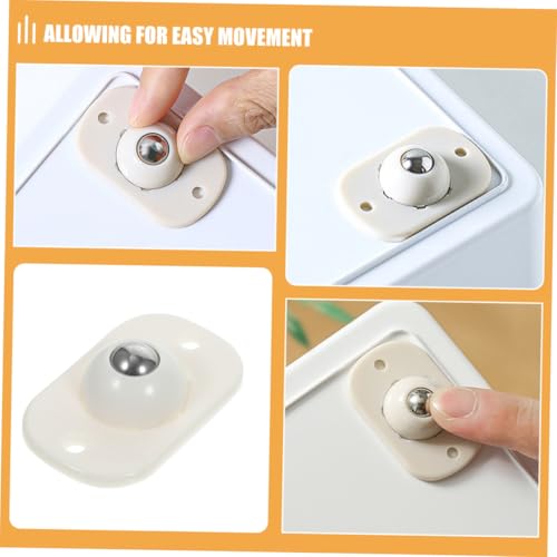 WEKADRIN 4 Stück Selbstklebende Mini lenkrollen aus Edelstahl Geräuschlose Robuste Möbelrollen für Küchen Haushaltsgeräte Drehbare Möbelgleiter mit Hoher Haftung Langlebige Rollfüße WEKADRIN 4 Stück Selbstklebende Mini lenkrollen aus Edelstahl Geräuschlose Robuste Möbelrollen für Küchen Haushaltsgeräte Drehbare Möbelgleiter mit Hoher Haftung Langlebige Rollfüße von WEKADRIN