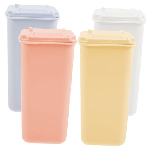 WEKADRIN 4 Stück Teiliges Desktop Mülleimer mit Deckel Kleiner Tischabfalleimer Weiß Gelb Blau Multifunktional als Papierkorb und Stiftehalter für Büro und Zuhause WEKADRIN 4 Stück Teiliges Desktop Mülleimer mit Deckel Kleiner Tischabfalleimer Weiß Gelb Blau Multifunktional als Papierkorb und Stiftehalter für Büro und Zuhause von WEKADRIN