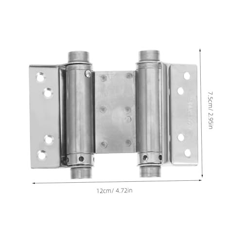 WEKADRIN 4 Stück Teiliges Edelstahl Doppel feder Türscharniere Selbstschließend Automatik Scharniere für Schranktüren und Doppeltüren Robust Langlebig Einfache Montage Vielseitig WEKADRIN 4 Stück Teiliges Edelstahl Doppel feder Türscharniere Selbstschließend Automatik Scharniere für Schranktüren und Doppeltüren Robust Langlebig Einfache Montage Vielseitig von WEKADRIN