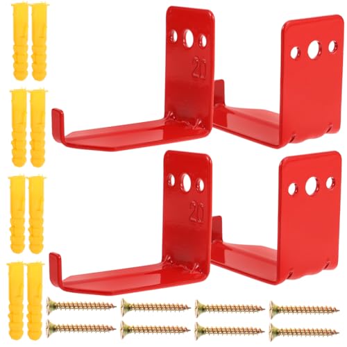 WEKADRIN 4 Stück Teiliges Feuerlöscher Wandhalterung aus Metall Kompatible Halterung mit Stilvollem Roter Design Starke Feuerlöscher Aufhängung für Haus und Werkstatt Inklusive Schrauben WEKADRIN 4 Stück Teiliges Feuerlöscher Wandhalterung aus Metall Kompatible Halterung mit Stilvollem Roter Design Starke Feuerlöscher Aufhängung für Haus und Werkstatt Inklusive Schrauben von WEKADRIN