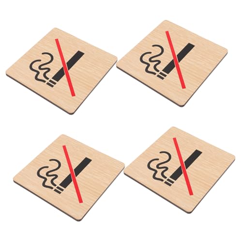 WEKADRIN 4 Stück Teiliges Holz Warnschild Rauchen Verboten Türschild Nichtraucher Hinweis Für Hotel Büro Innenbereich WEKADRIN 4 Stück Teiliges Holz Warnschild Rauchen Verboten Türschild Nichtraucher Hinweis Für Hotel Büro Innenbereich von WEKADRIN
