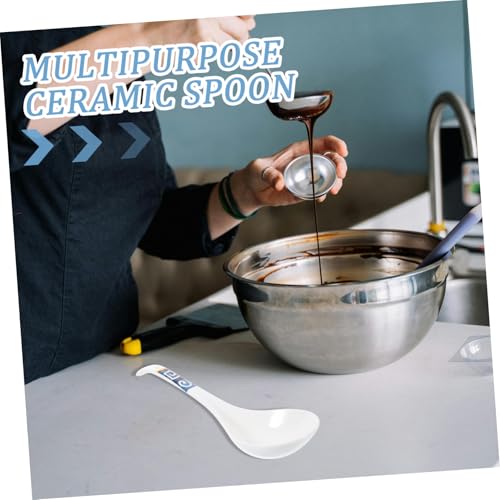 WEKADRIN 4 Stück Teiliges Japanische Keramik Suppenlöffel mit Langem Griff Große Porzellan Löffel für Haushalt und Restaurant Spülmaschinenfest Mikrowellengeeignet Leicht und Glatt WEKADRIN 4 Stück Teiliges Japanische Keramik Suppenlöffel mit Langem Griff Große Porzellan Löffel für Haushalt und Restaurant Spülmaschinenfest Mikrowellengeeignet Leicht und Glatt von WEKADRIN