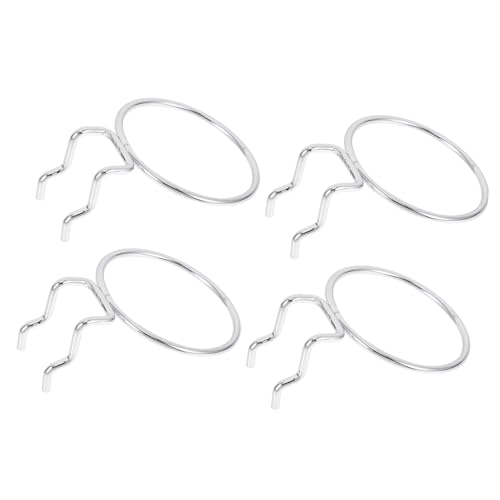 WEKADRIN 4 Stück Teiliges Pegboard Haken aus Robustem Rostfrei und Formstabil Praktische Aufhängung für Werkstatt Küche Garage Werkstatt und Laden Starke Tragkraft Vielseitig Einsetzbar von WEKADRIN