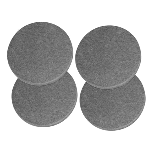 WEKADRIN 4 Stück Teiliges Pflanzuntersetzer aus Stabilem Diatomeenerde Material Anthrazitfarbene Pflanzschalen für Blumentöpfe Wasserdichtes Tropfschalen Tablett für Innenpflanzen und von WEKADRIN