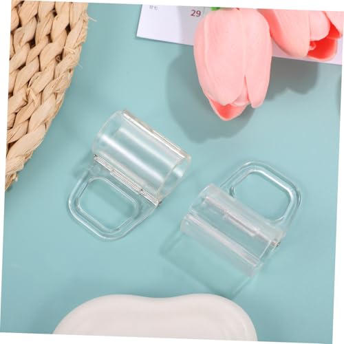 WEKADRIN 4 Stück Teiliges Transparente Faltenklammern für Horizontale Jalousien Praktische und Leichte Rolloschalter griffe Einfache Montage Kompatibel mit Meisten Rollos und Schnurlosen WEKADRIN 4 Stück Teiliges Transparente Faltenklammern für Horizontale Jalousien Praktische und Leichte Rolloschalter griffe Einfache Montage Kompatibel mit Meisten Rollos und Schnurlosen von WEKADRIN