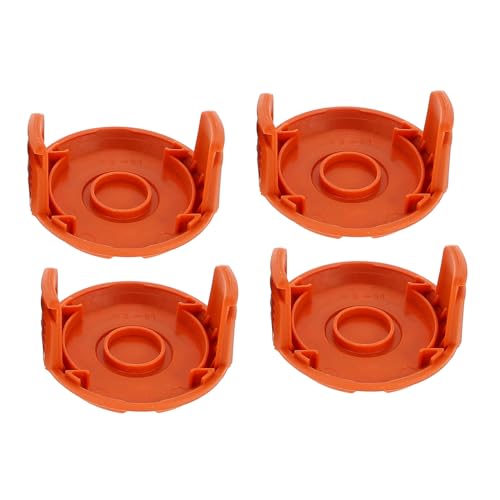 WEKADRIN 4 Stück Teiliges Trimmer Spool Abdeckungen aus Langlebigem Abs Kompatibel mit Worx Installieren Schützt Spulen vor Verlust Leicht und Tragbar von WEKADRIN