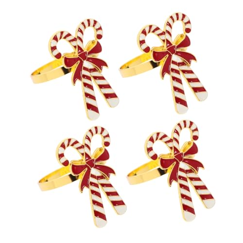 WEKADRIN 4 Stück Teiliges Weihnachts Serviettenringe Kreativen Schleifen Dekorative Weiße Tischdekoration Stilvolle Napkin Holder für Festliche Xmas Tafelgestaltung WEKADRIN 4 Stück Teiliges Weihnachts Serviettenringe Kreativen Schleifen Dekorative Weiße Tischdekoration Stilvolle Napkin Holder für Festliche Xmas Tafelgestaltung von WEKADRIN