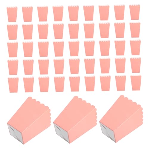 WEKADRIN 48 Stück Teiliges Faltbares Popcorn Box aus Robustem Vielseitige Snackbehälter für Erwachsene Geeignet für Partys Filmabende Geburtstage mit Stilvollem Design von WEKADRIN