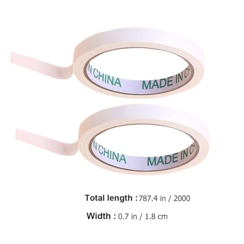 WEKADRIN 5 Rollen Malerkrepp Klebeband Selbstklebendes Ablösbares Masking Tape für DIY Basteln Malerarbeiten Künstlerbedarf und Kreative Dekoration von WEKADRIN