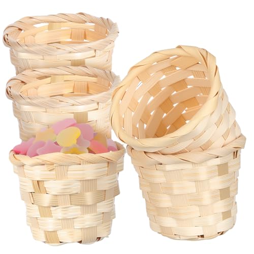 WEKADRIN 5 Stück Handgefertigte Aufbewahrungskörbe Multifunktionale Obst und Servierkörbe Nachhaltige Kompakte Desktop Organizer Natürliche Dekoration für Küche und Zuhause WEKADRIN 5 Stück Handgefertigte Aufbewahrungskörbe Multifunktionale Obst und Servierkörbe Nachhaltige Kompakte Desktop Organizer Natürliche Dekoration für Küche und Zuhause von WEKADRIN