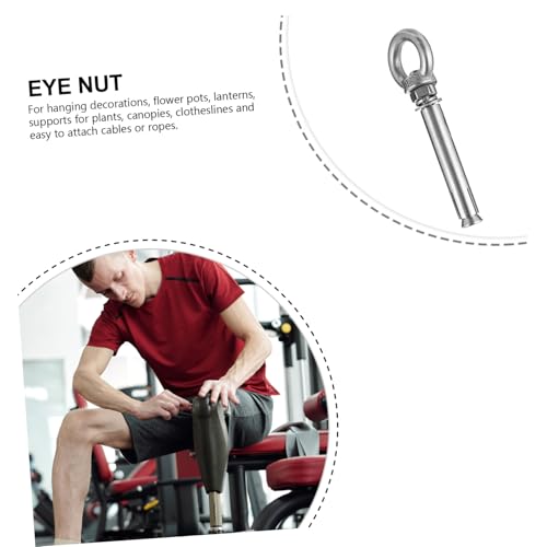 WEKADRIN 5 Stück Rostfreie Ringschrauben Teilig Edelstahl Augbolzen mit Ringmutter Korrosionsbeständig für Tragen Transport und Befestigung im Außenbereich WEKADRIN 5 Stück Rostfreie Ringschrauben Teilig Edelstahl Augbolzen mit Ringmutter Korrosionsbeständig für Tragen Transport und Befestigung im Außenbereich von WEKADRIN