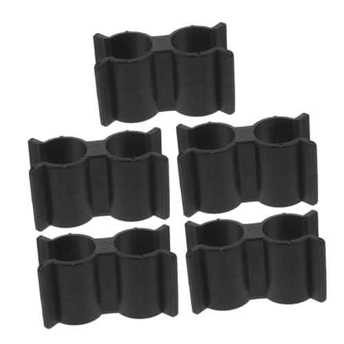 WEKADRIN 5 Stück Schwarze Nylon Doppelrohrklemmen Rohrverbinder Robust für Yacht und Wohnmobil Einfache Montage Vielseitige Regalverbinder Rohrbefestigung Clips WEKADRIN 5 Stück Schwarze Nylon Doppelrohrklemmen Rohrverbinder Robust für Yacht und Wohnmobil Einfache Montage Vielseitige Regalverbinder Rohrbefestigung Clips von WEKADRIN