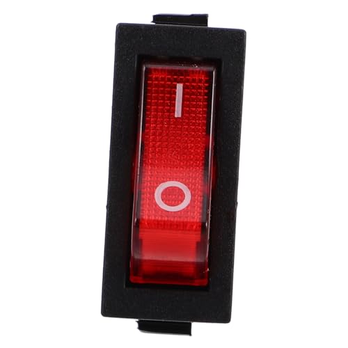 WEKADRIN 5 Stück Teiliges Schalter Elektroherd Hochleistung Kippschalter mit Kontrollleuchte Einsetzbar für Elektrokochplatten und Heizgeräte Einfache Installation Langlebig und WEKADRIN 5 Stück Teiliges Schalter Elektroherd Hochleistung Kippschalter mit Kontrollleuchte Einsetzbar für Elektrokochplatten und Heizgeräte Einfache Installation Langlebig und von WEKADRIN