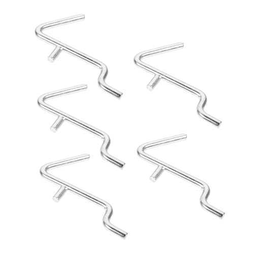 WEKADRIN 5 Stück Teiliges V förmiges Metall Pegboard Haken Robuste Lochwand Haken für Vielseitige Aufbewahrung Schwere Traglast für Werkstatt Garage Küche und Ladenregale WEKADRIN 5 Stück Teiliges V förmiges Metall Pegboard Haken Robuste Lochwand Haken für Vielseitige Aufbewahrung Schwere Traglast für Werkstatt Garage Küche und Ladenregale von WEKADRIN