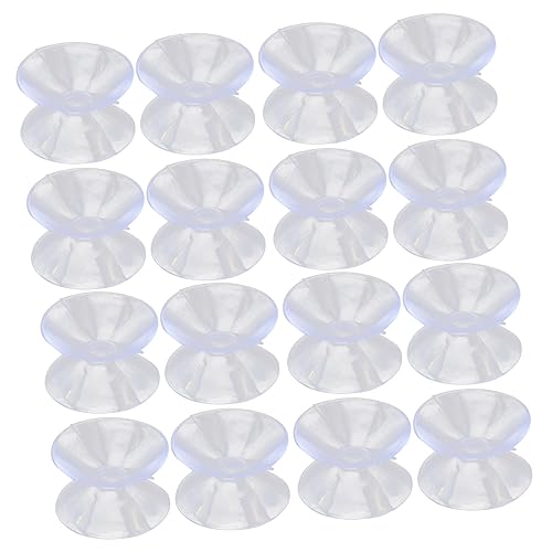 WEKADRIN 50 Stück Doppelseitige Saugnäpfe Transparente Gummipads für Täglichen Gebrauch für Glasplatten und Heimdekoration Design für Vielseitige Anwendungen von WEKADRIN