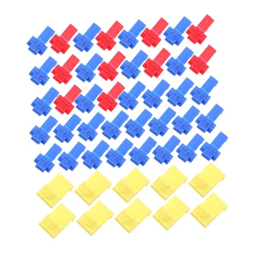 WEKADRIN 50 Stück Teiliges Isolierte Schnellverbinder für Elektroautos Awg T tap Kabelverbinder für Einfache Lötfreie Montage Kompatibel mit Kfz verkabelung Sicherer Stoßverbinder mit WEKADRIN 50 Stück Teiliges Isolierte Schnellverbinder für Elektroautos Awg T tap Kabelverbinder für Einfache Lötfreie Montage Kompatibel mit Kfz verkabelung Sicherer Stoßverbinder mit von WEKADRIN