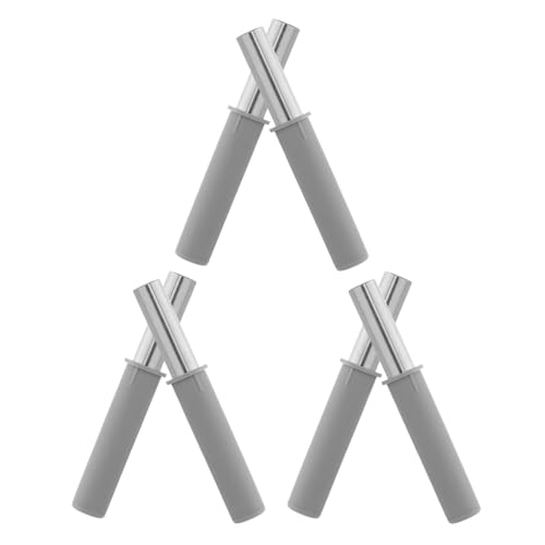 WEKADRIN 6 Stück Hydraulische Dämpfer für Mülltonnen und Küchenschränke Soft-close Schranktürdämpfer aus Edelstahl und Kunststoff Stoßabsorbierend Geräuschloser Selbstschließmechanismus von WEKADRIN