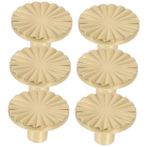 WEKADRIN 6 Stück Runde Möbelgriffe aus Zinklegierung Goldfarbene Schrankknöpfe im Vintage stil Griffe für Küchenschränke Kommoden und Kleiderschränke Einfache Montage Inklusive Schrauben WEKADRIN 6 Stück Runde Möbelgriffe aus Zinklegierung Goldfarbene Schrankknöpfe im Vintage stil Griffe für Küchenschränke Kommoden und Kleiderschränke Einfache Montage Inklusive Schrauben von WEKADRIN