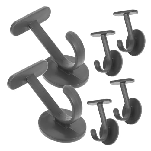 WEKADRIN 6 Stück Selbstklebende Wandhaken mit Hoher Haftung Schwere für Mantel Hüte Taschen kein Bohren Modern Stabil für Flur Bad und Küche von WEKADRIN