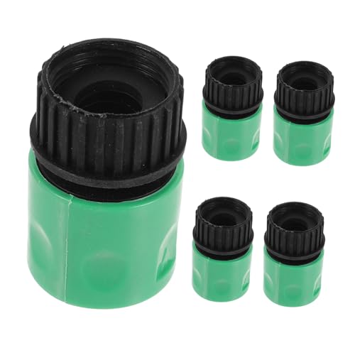 WEKADRIN 6 Stück Teiliges Gartenschlauch adapterset Innengewinde Kunststoff Schnellkupplung Auslaufsicher mit Dichtungsring Einfache Verbindung und Trennung für Bewässerung und Waschgeräte von WEKADRIN